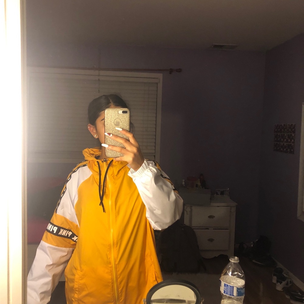 pink Victoria secret windbreaker